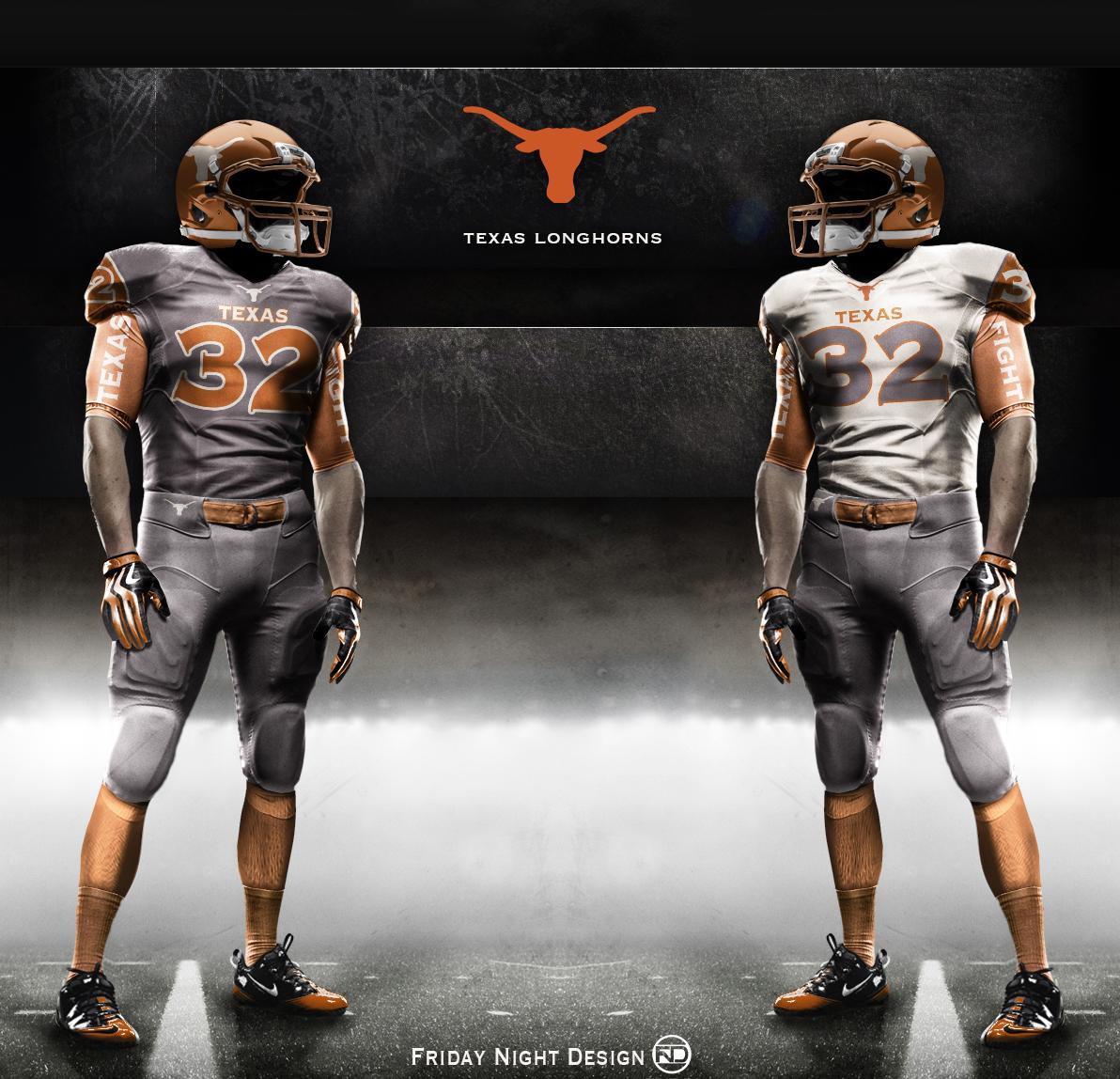 Texas Longhorn Uniform Concept Designs